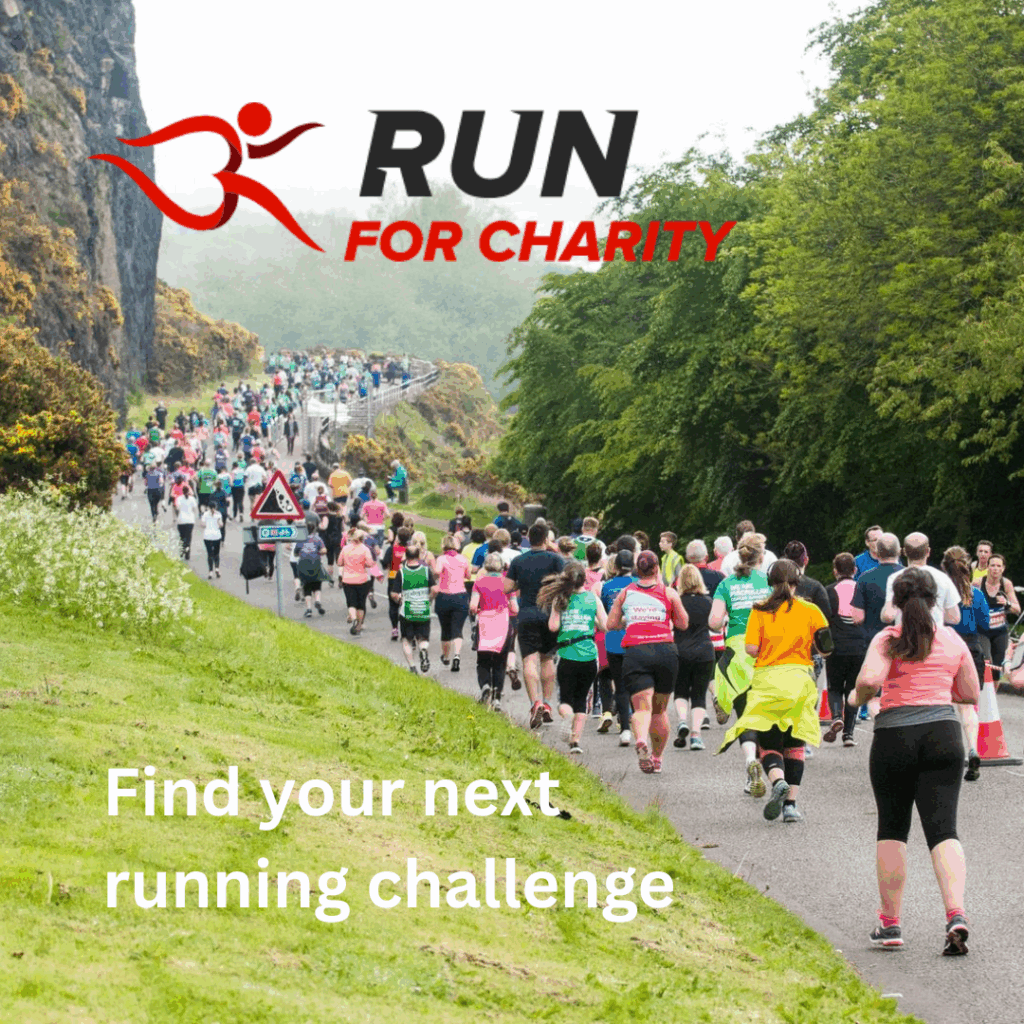 Crowd of runners running up a winding road into the distance